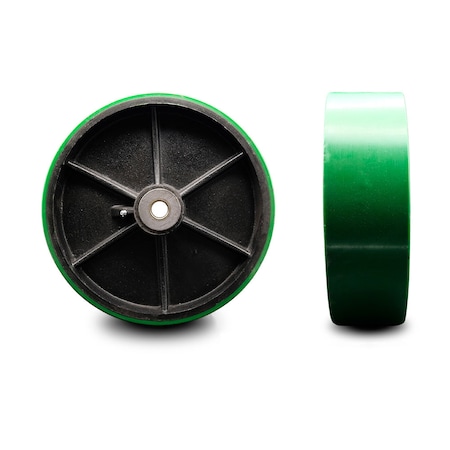 Service Caster SCC-12" GN Poly on Cast Iron Wheel Only w/Roller Bearing-3/4"Bore-3500 lbs Cpty SCC-PUR1230-GB